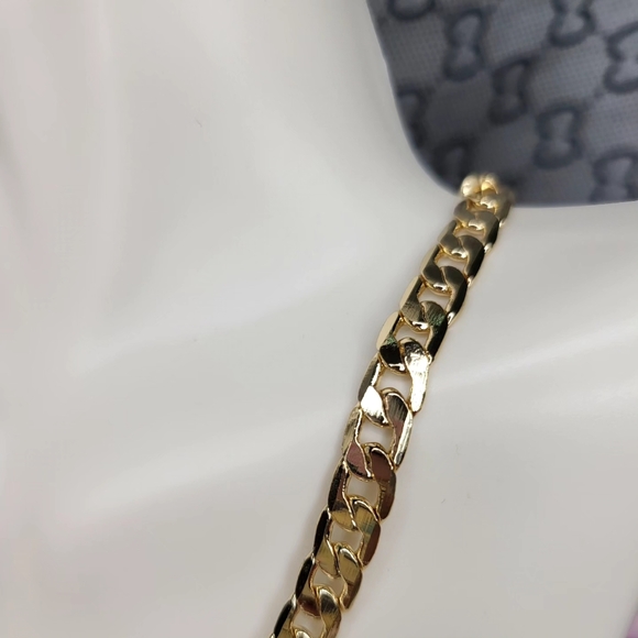 Cuban style set Laminated 14k gold - Picture 2 of 2